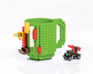Block mug - GREEN