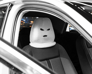 Car Headrest Balaclavas - 2 pcs.