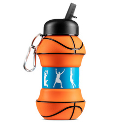 Collapsible water bottle BASEKTBALL