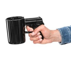 Gun mug