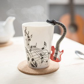 Music mug - RED GUITAR