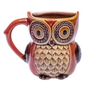 Owl mug - BROWN