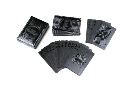 Black playing cards