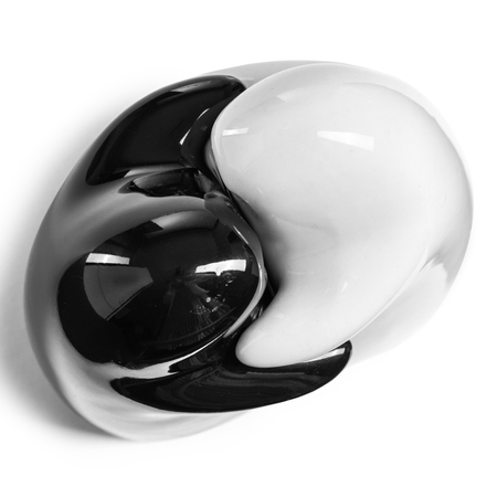 Black & white salt and pepper shakers