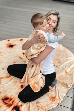 Burrito (tortilla) blanket 120 cm