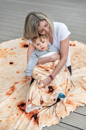 Burrito (tortilla) blanket 120 cm