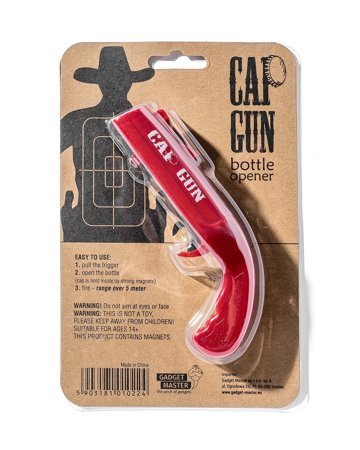 Cap gun bottle Opener