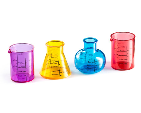 Chemistry plastic shot glasses 4 pcs