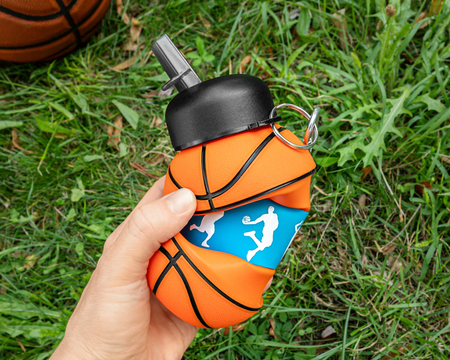 Collapsible water bottle BASEKTBALL