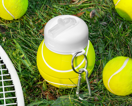 Collapsible water bottle TENNIS BALL