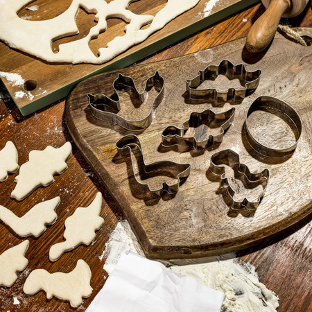 Cookie cutters DINOSAURS 6 pcs 