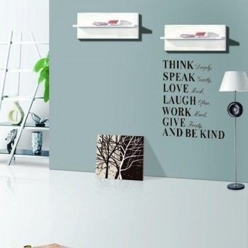 Deco wall sticker THINK DEEPLY