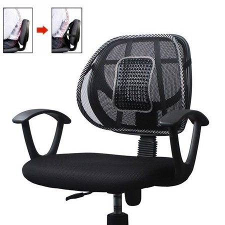 Ergonomic back seat supporter with massager