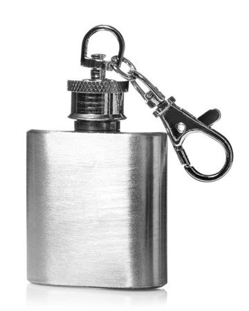 Flask keychain