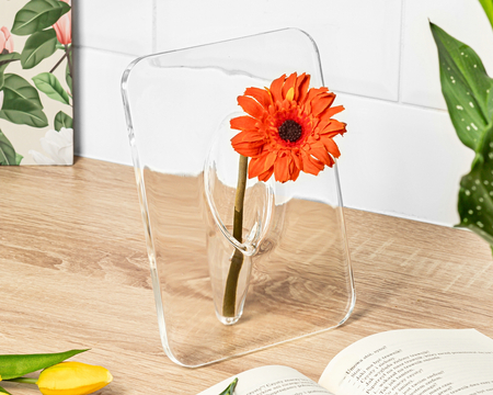 Flower frame vase - TRANSPARENT