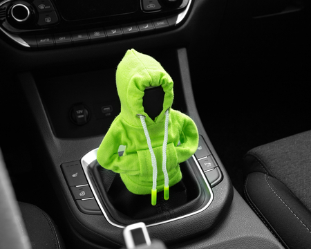 Hoodie gear shift - NEON GREEN