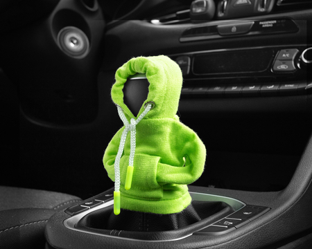 Hoodie gear shift - NEON GREEN