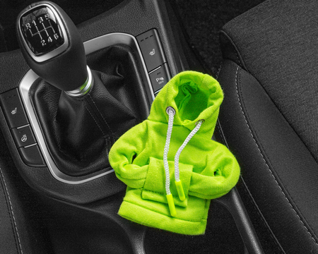 Hoodie gear shift - NEON GREEN