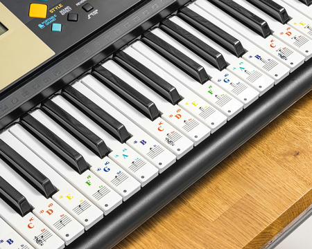 Keyboard & piano sticker