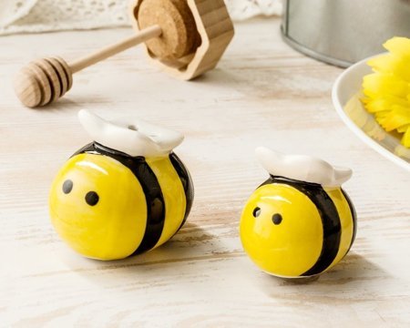 "Meant to Bee" Honeybee Salt & Pepper Shakers