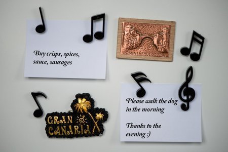 Music magnets NOTES