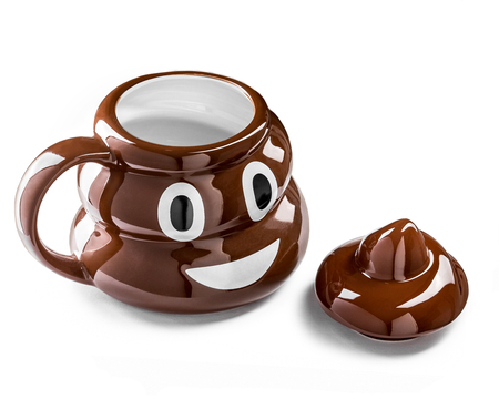 Poop emoji mug 