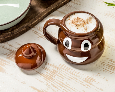 Poop emoji mug 