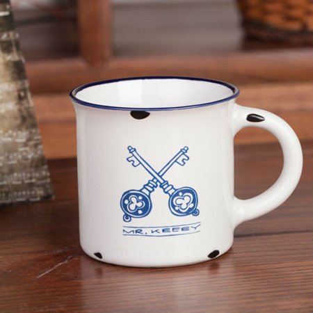 Retro MINI porcelain mug - Keys