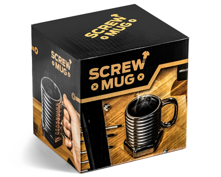 Screw mug - BLACK