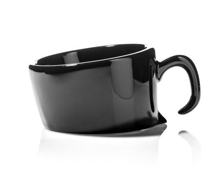 Sinking mug - black