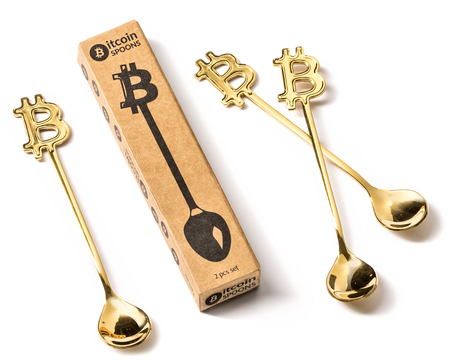 Tea spoons BITCOIN 3 pcs