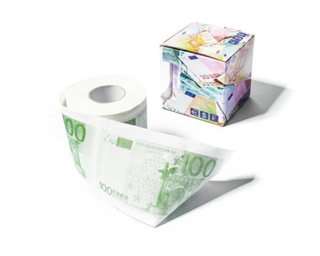 Toilet paper 100 EUR XL