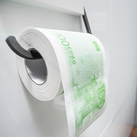 Toilet paper 100 EUR XL