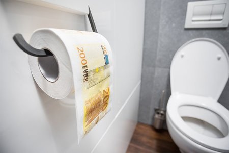 Toilet paper 200 EUR XL