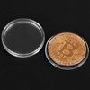 Bitcoin BTC in plastic case