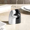 Black & white salt and pepper shakers