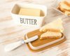 Butter box with knife 