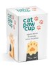 Cat paw cup black&white