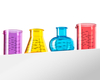 Chemistry plastic shot glasses 4 pcs