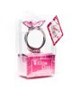 Diamond key ring HEART - pink