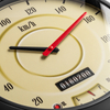 Driver's clock SPEEDOMETER