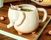 ELEPHANT mug - GRAY - with tea bag