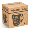 FIXIT MUG with a WHITEBOARD MARKER  