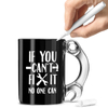 FIXIT MUG with a WHITEBOARD MARKER  