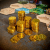 Golden game coins 144 pcs set