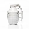 Grenade mug with a PIN - WHITE