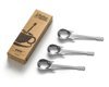 Guitar metal tea spoons 3 pcs SILVER