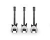 Guitar metal tea spoons 3 pcs SILVER