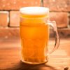 Ice beer mug CHILLER XXL 650 ml - golden