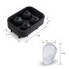 Ice / chocolate tray SKULLS 4 pcs 